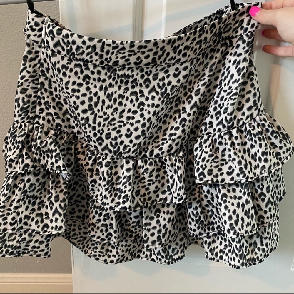 Leopard Print Skirt NWOT - Picture 3 of 4